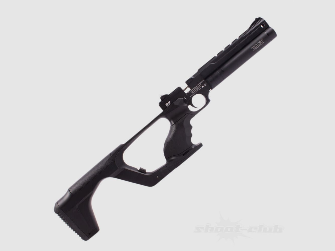 reximex RP PCP pistola 4,5 mm diabolo negra