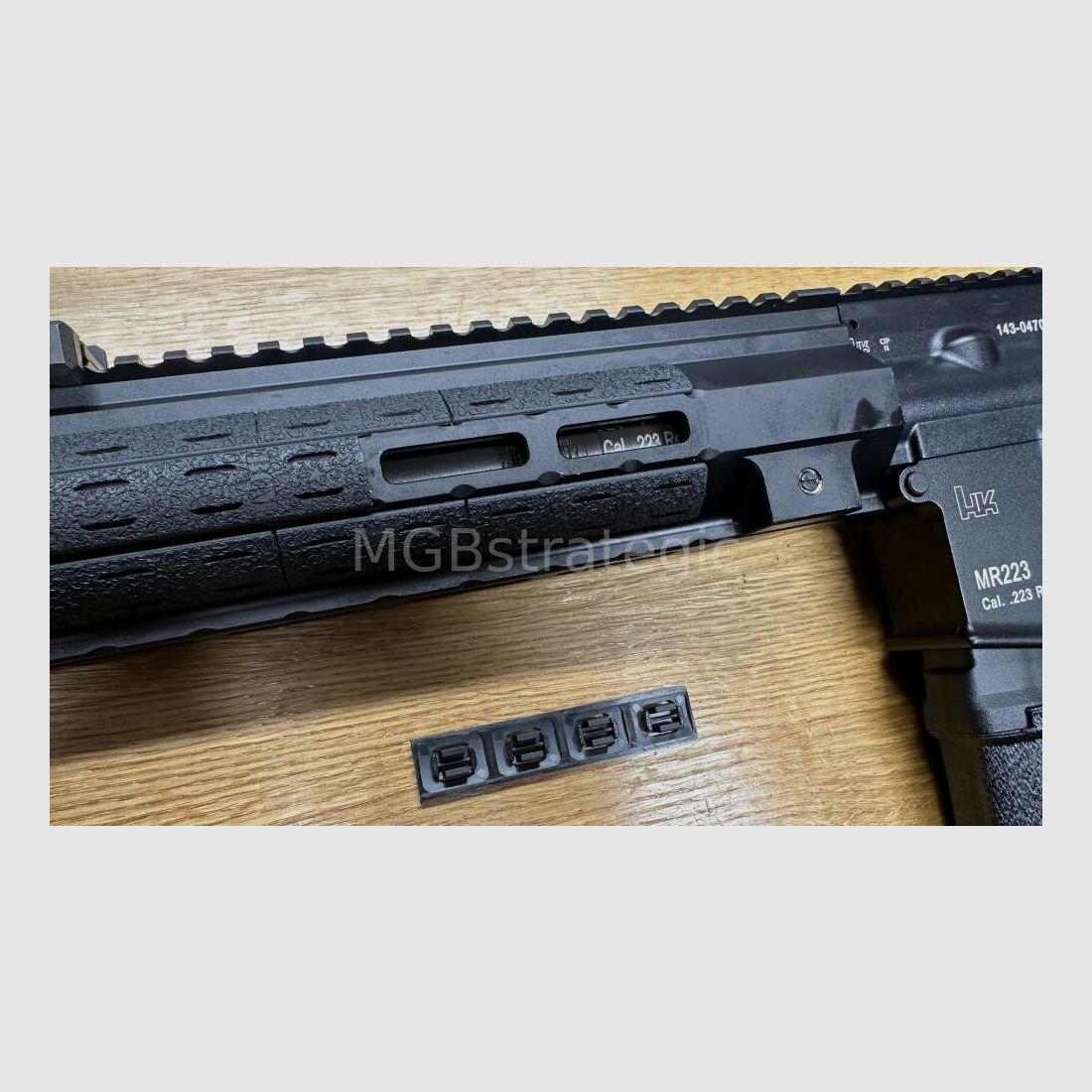 sportief goedgekeurd! H&K MR223 A3 14,5" loop semi-automatisch geweer .223Rem - Heckler & Koch - veel accessoires in BKA beoordeling goedgekeurd! civiele versie H&K 416 G95