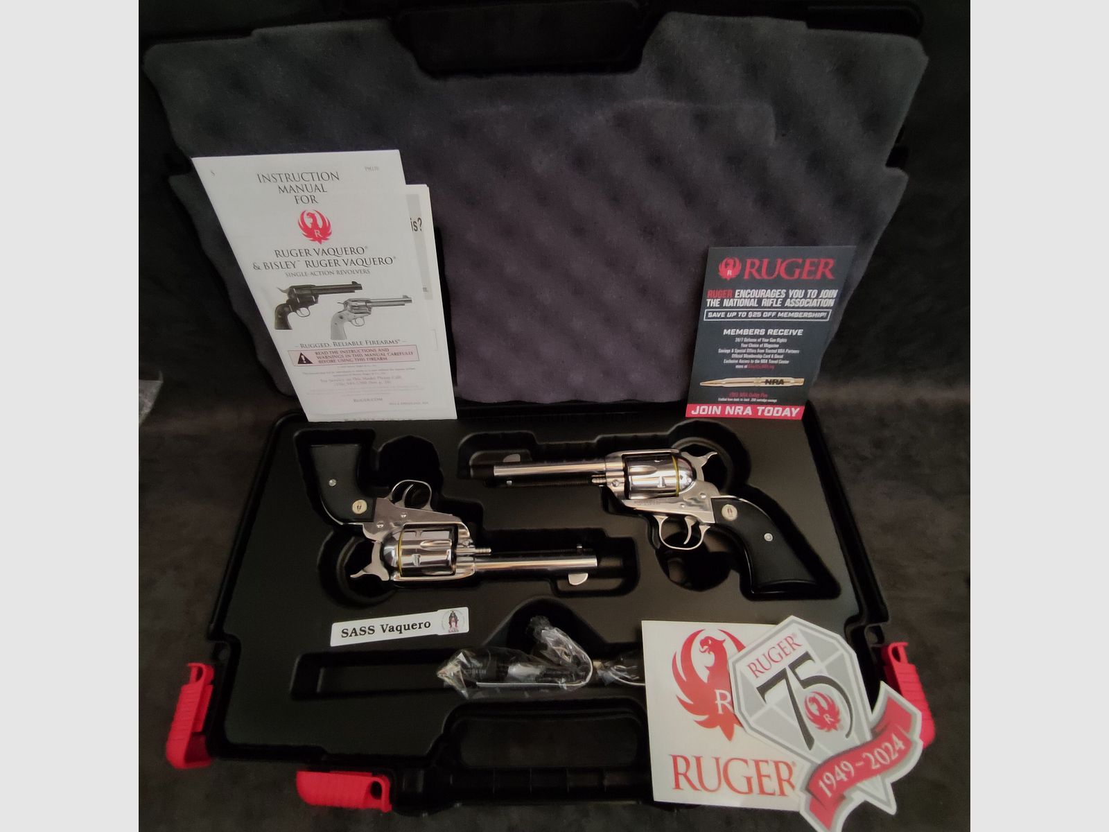 Ruger	 RUGER SASS New Vaquero SET Kal.357Mag. stainless