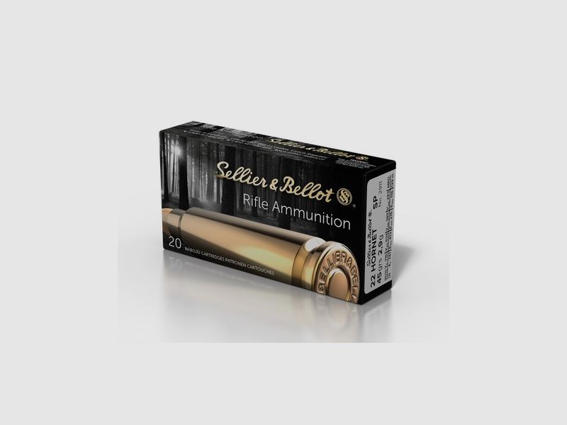 S&B 22 Hornet TM 45gr/2,9g