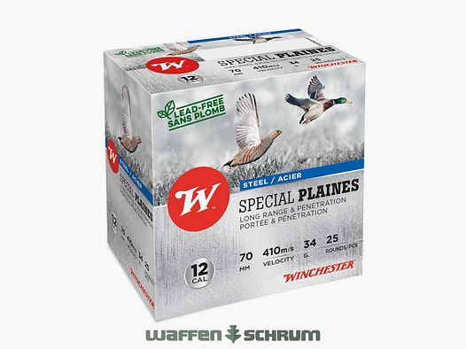 Winchester 12/70 Acier Special Plaines 3,3mm - 34g