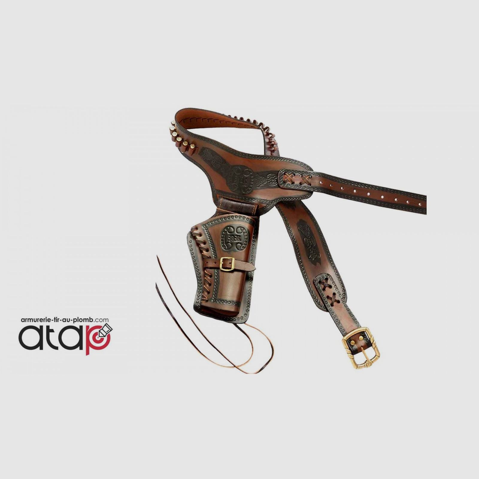 Cowboy-Holster aus Leder