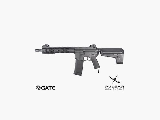 Delta Armory M4 AR15 M-LOK 10 Zoll CHARLIE GATE PULSAR HPA Airsoft Gewehr in Carbon
