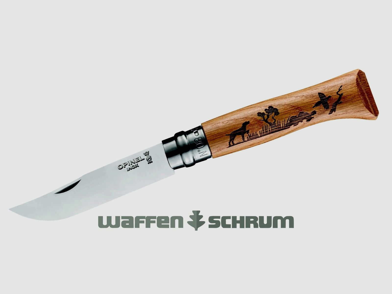 Opinel Messer Animalia  Hund rostfrei