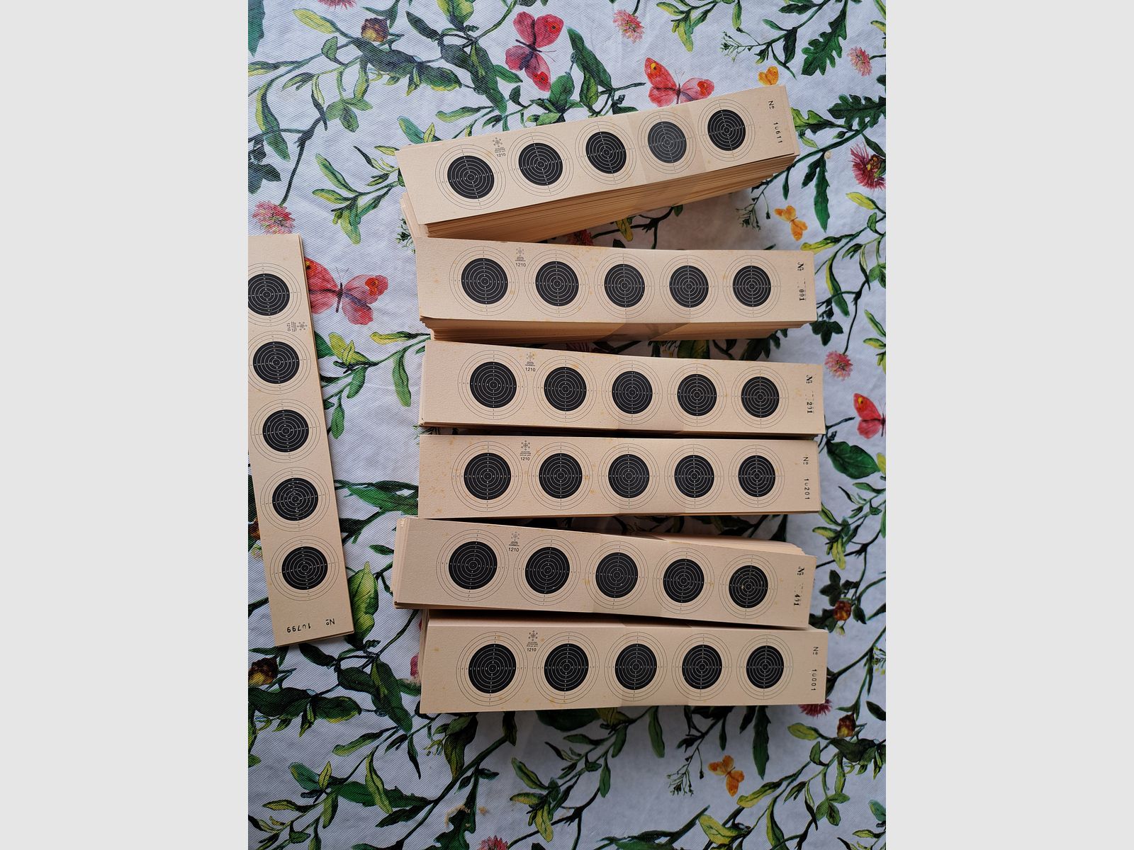 200 cibles pour carabine à air comprimé (bandes avec 5 miroirs chacune)