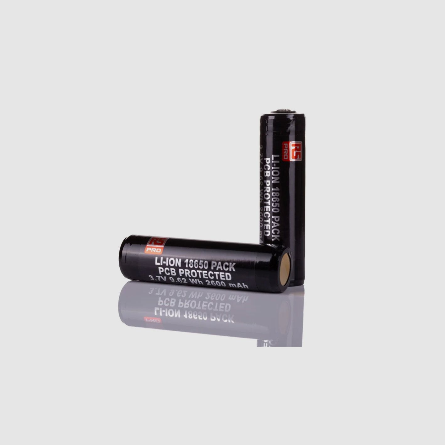 RS PRO – RECHARGEABLE BATTERY, 18650 FORMAT, 3.7V, 2.6Ah, LITHIUM IONS