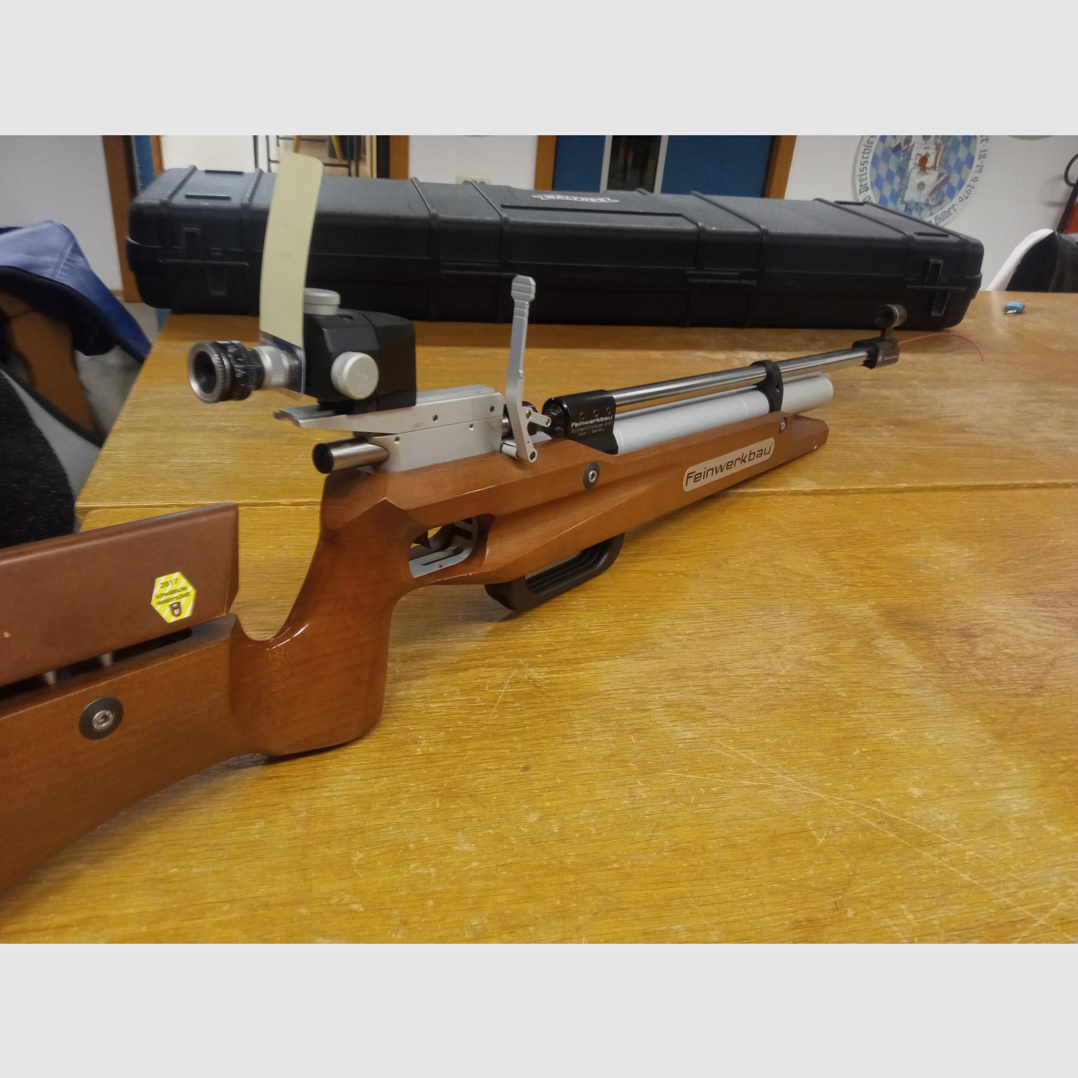 Used air rifle FWB 700 wood.