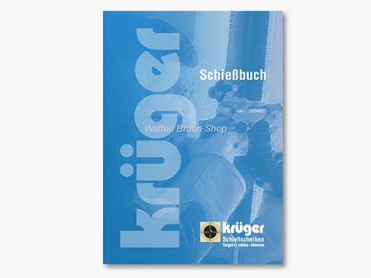 Krüger Schießbuch Nachweis für die Behörde, 32 Seiten Inhalt