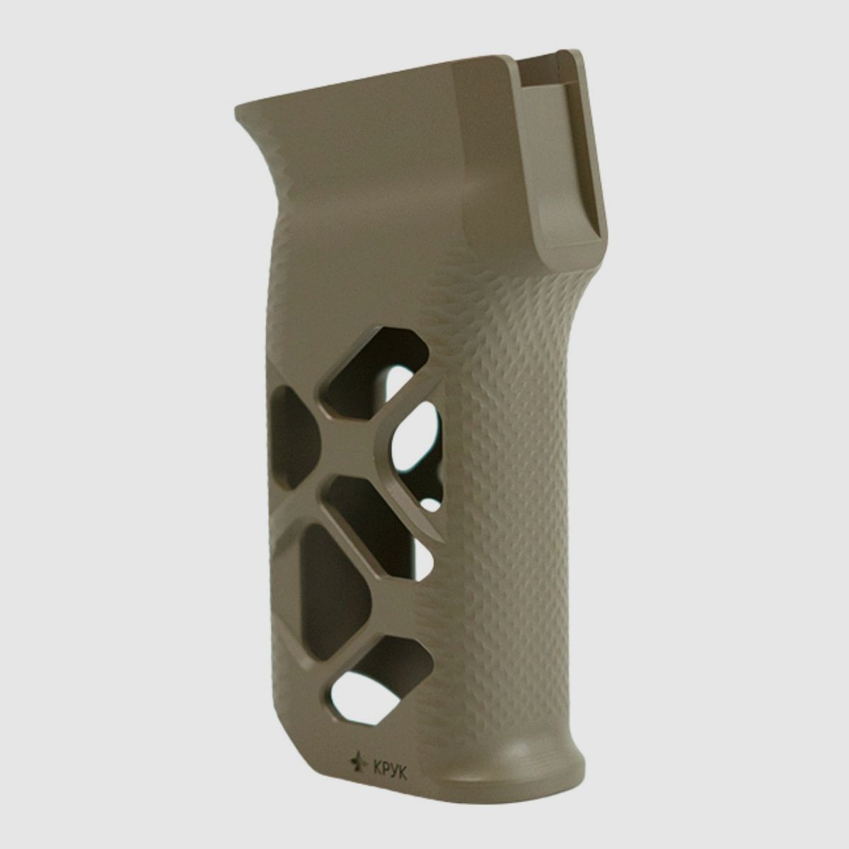 Kruk - Chwyt pistoletowy - Aluminiowy - Jack / Mini Jack / AKM / AK-74 - Coyote - CRC 9U081, zdjęcie 4 z 11