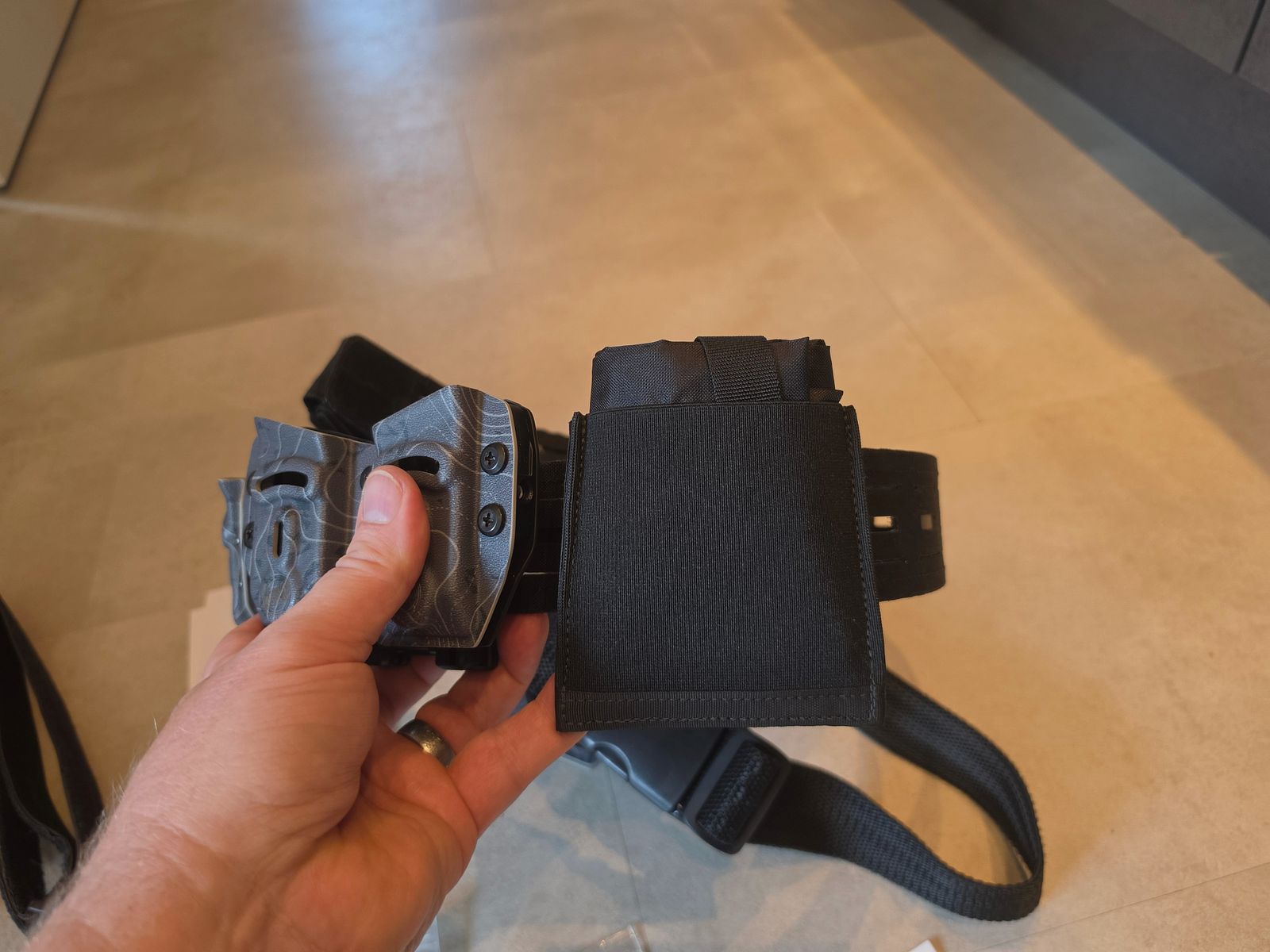 Pasek do kabury Kydex do Walther PDP SF od Gear Maniacs