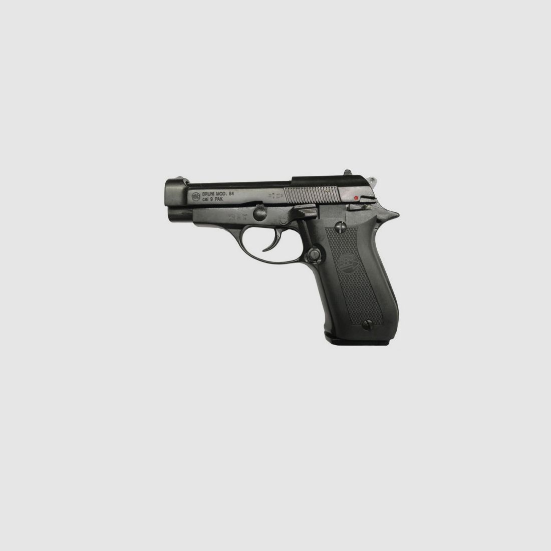 PISTOOL BRUNI MOD.84 GEBRONZEERD KAL.9PA WIT/GAS