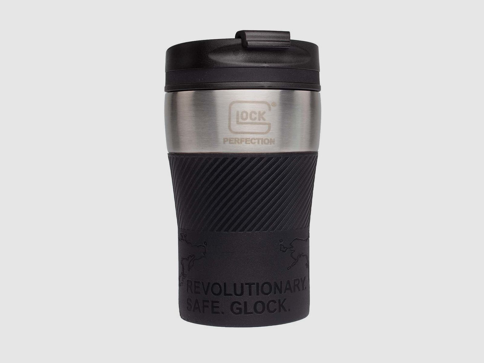 Glock Thermobeker "Coffee To Go" - 210 ml - Zwart/RVS