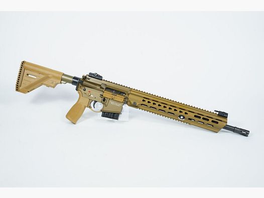 Heckler&Koch MR223 lange handbescherming zandkleur Ral8000