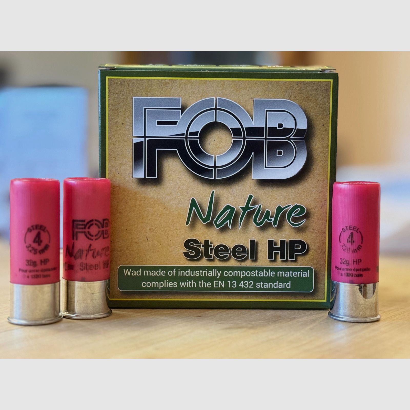 FOB 32HP Nature - 12/70 - 32g - Nr. 4 (3,25mm) - bleifrei