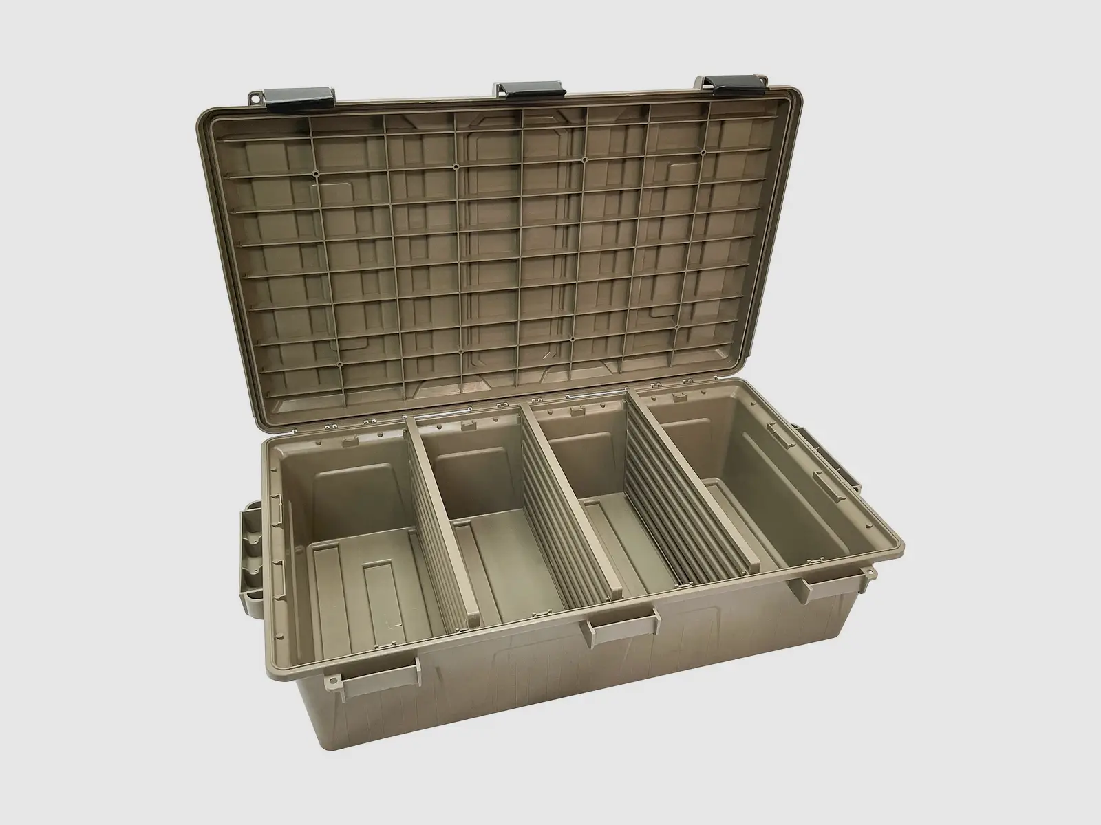 MTM CASE-GARD ACDC50 lege opbergdoos met verdelers – Dark Earth, afbeelding 1 van 7