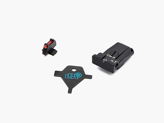 LPA SPR94BE7F Juego de mira ajustable para Beretta 8000 Cougar, 92A1, 98A1, M9A3, 90TWO