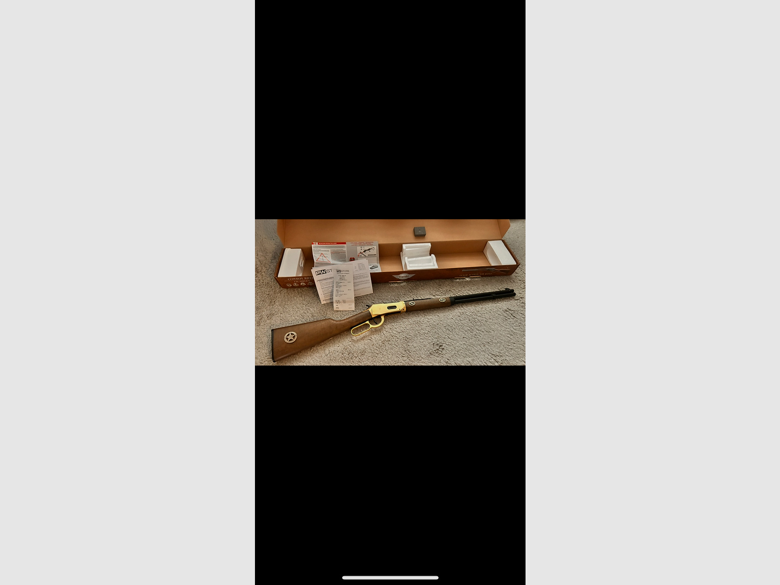 Carabine Cowboy Legends finition or 4,5 mm BB Co2 (P18)