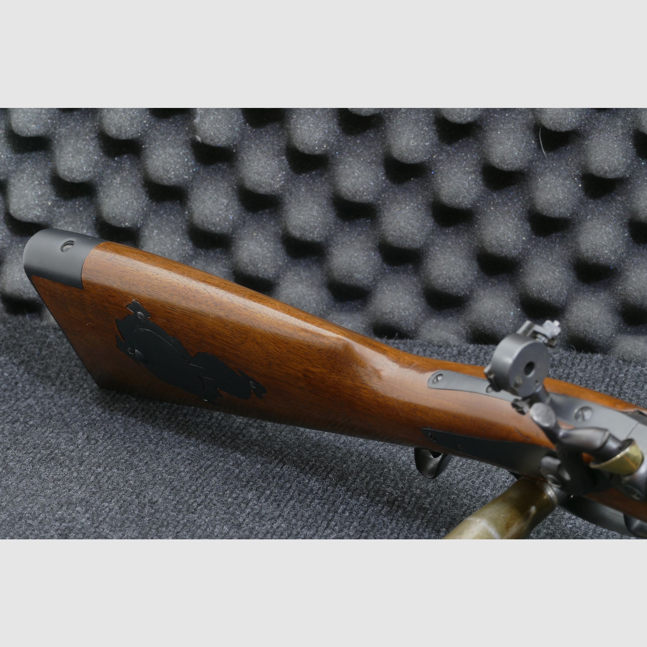 Davide Pedersoli Vorderlader Gewehr Tryon Rifle (Model S.229) uitvoering Creedmoor, .45 zwartkruit, zeer goed onderhouden
