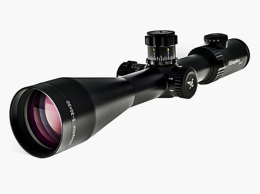 DDoptics ZF Nachtfalke V6 lll 5-30x50 Mildot MRAD + Punto in fibra ottica + IFiber