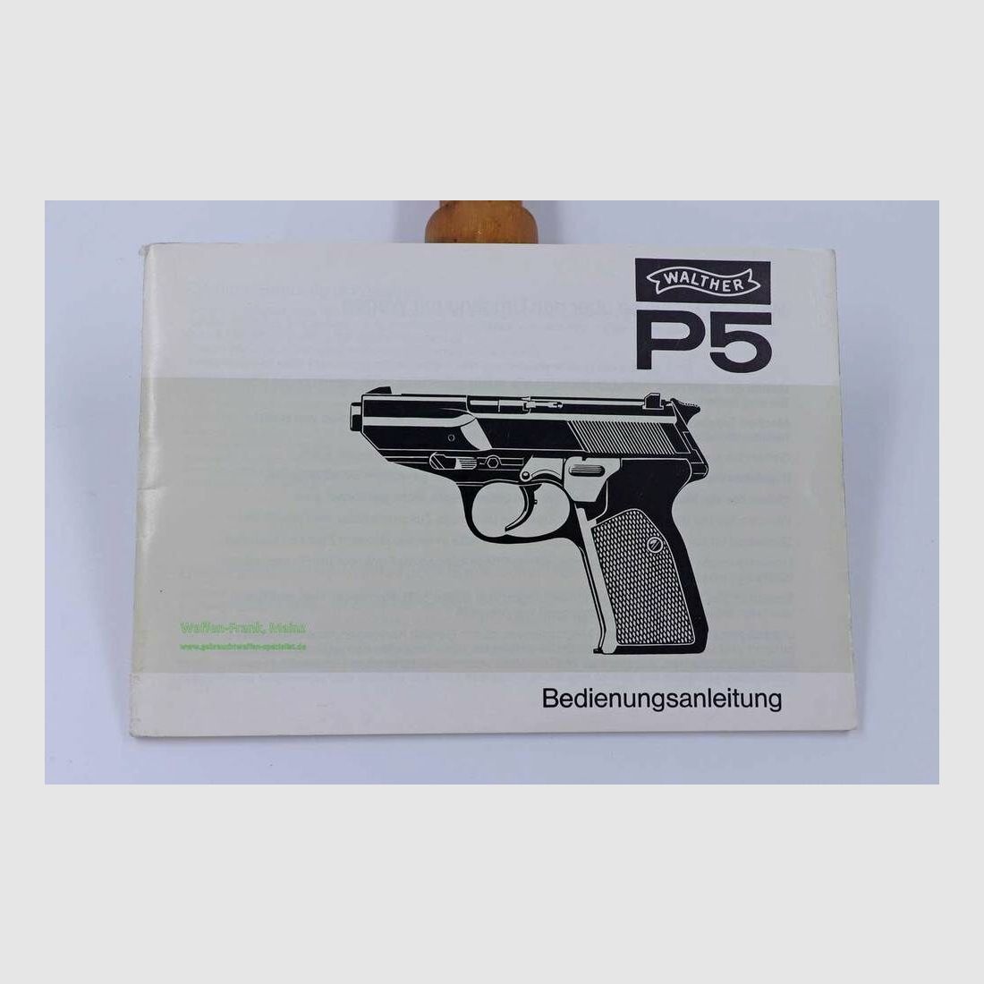 Walther - Ulm Instrukcja obsługi, oryginalny Mod. P5