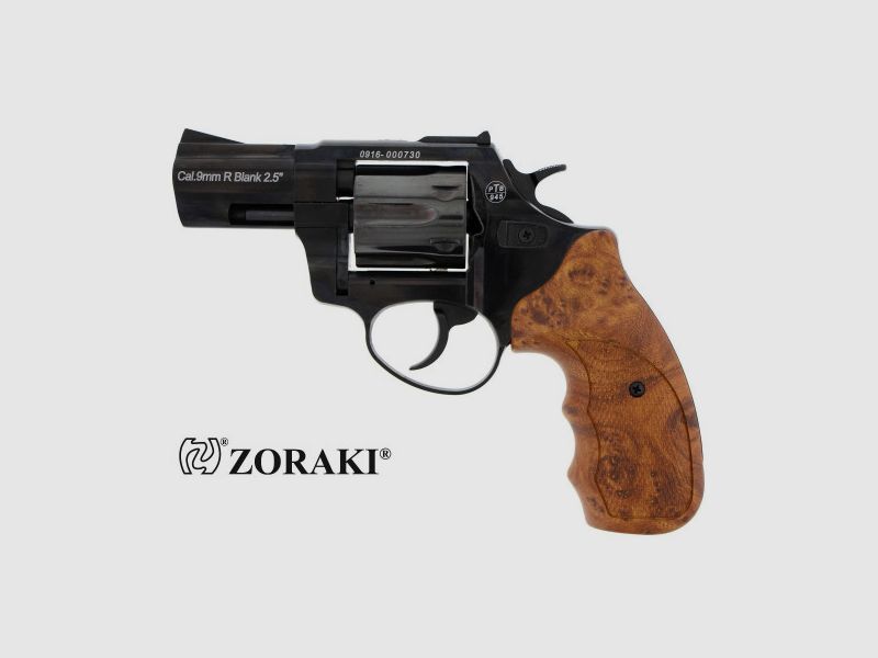 ZORAKI R1 - 2,5" - 9MM R.K. - SHINY/HOLZGRIFF