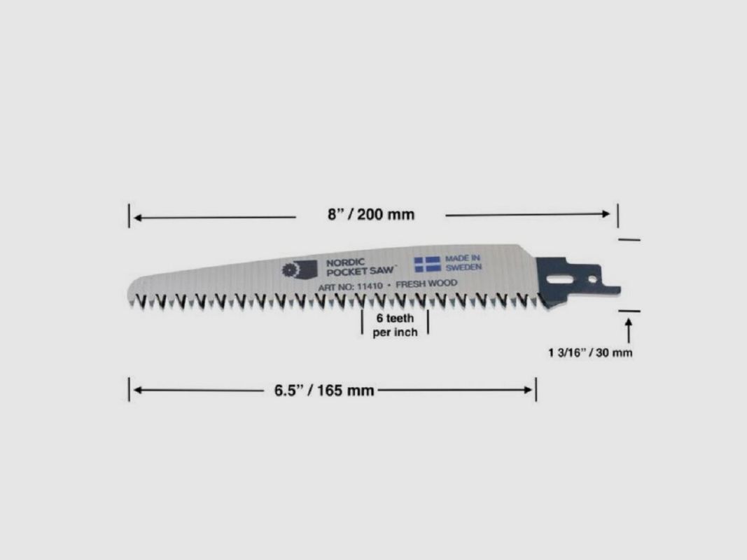 NORDIC POCKET SAW SILVER BLADE