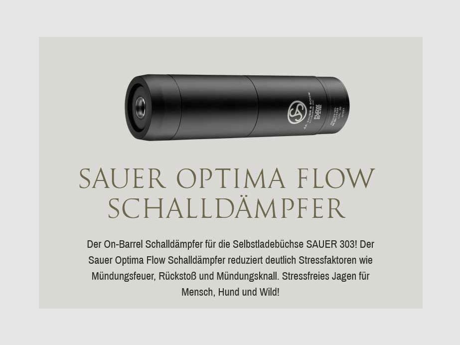 J.P. Sauer & Sohn SAUER S303 SYNCHRO XT Gen II + Optima Flow Schalldämpfer, Bild 3 von 3