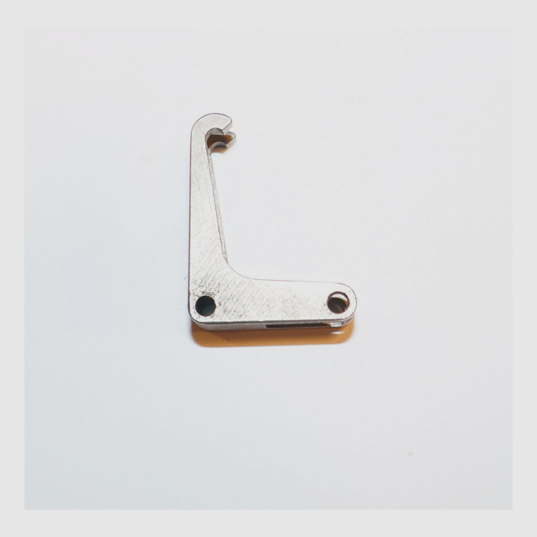 Fábrica de armas de Berna, palanca de ángulo usada para pistola de ordenanza suiza Parabellum 1906, cal. 7,65mmPara, W+F P08