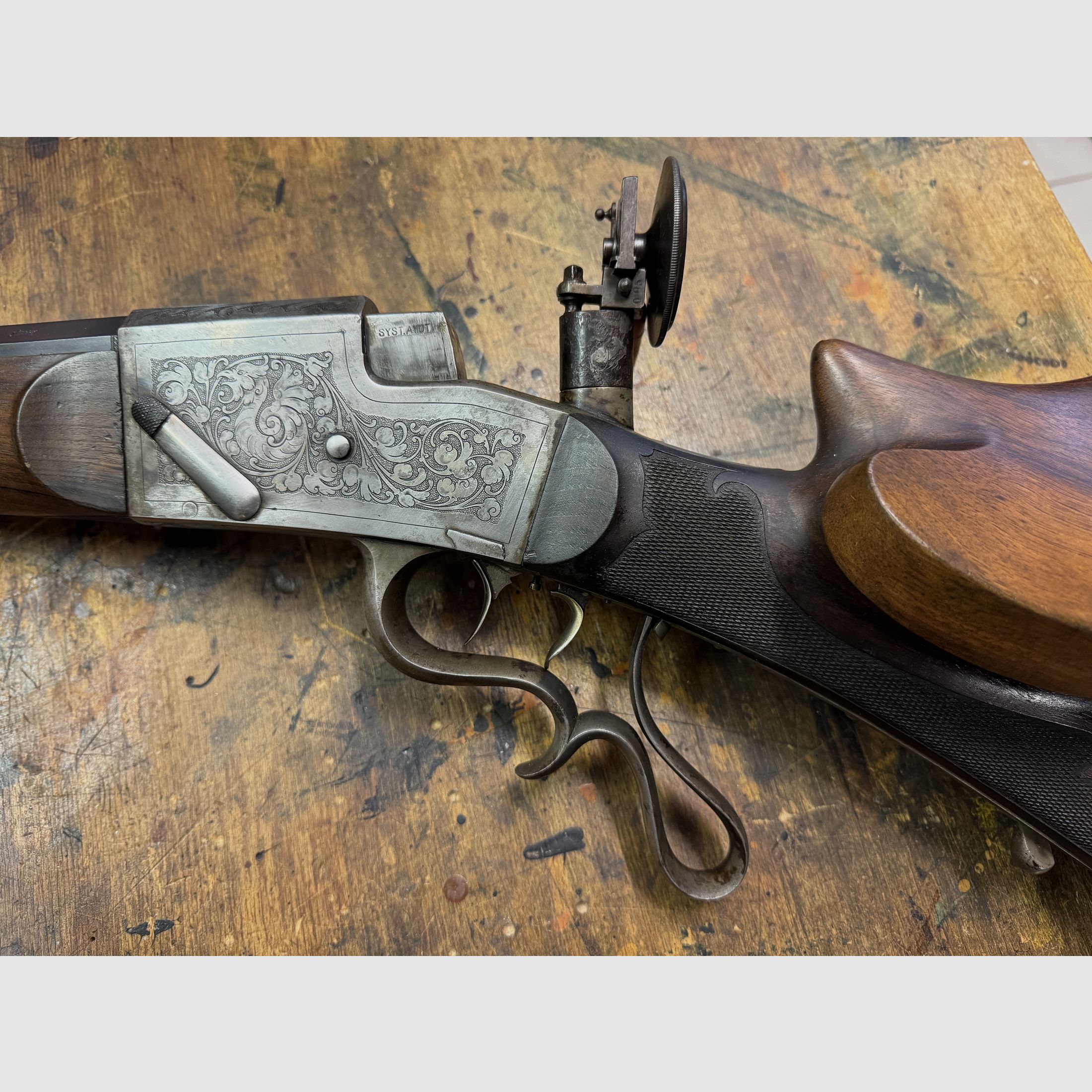 Feuerstutzen System Aydt 8,15x46R in hervorragendem Originalzustand