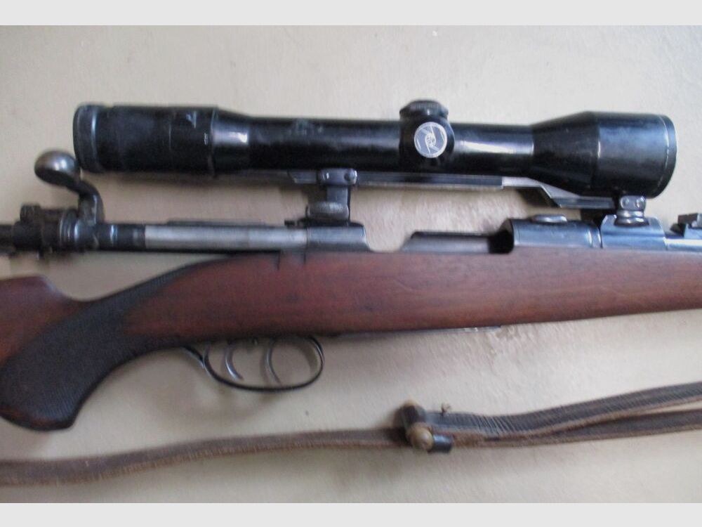 Repeater rifle Mauser 98 with imperial proof and ZF Zeiss 1.5-6x42 98