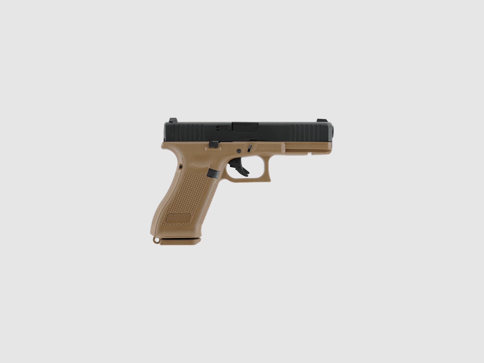 Glock 17 Gen5 Edición Francesa - Deslizamiento de Metal GBB - Negro-Coyote | UMAREX