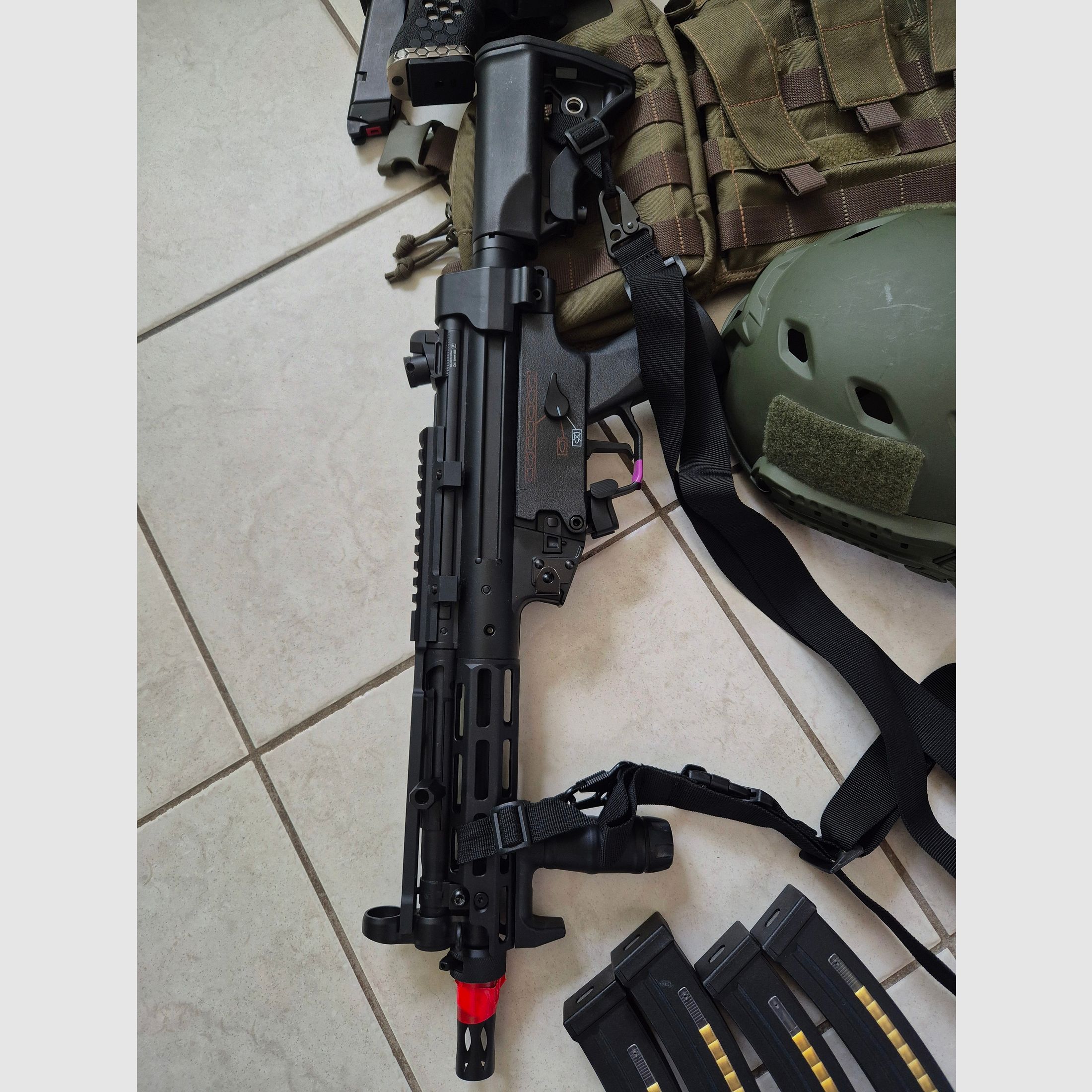 Komplette Ausrüstung, MP5, Glock