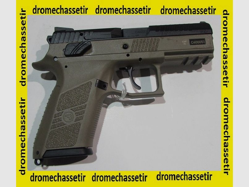 Pistole Selbstladepistole CZ P-07, FDE tan, Kal. 9×19, Entspannungsmechanismus, Bild 1 von 2