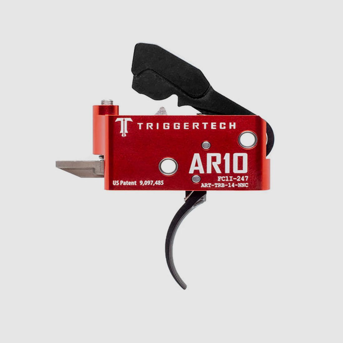 TRIGGERTECH AR10 – Schwarzer AR Diamond Gebogener Abzug, Bild 1 von 4
