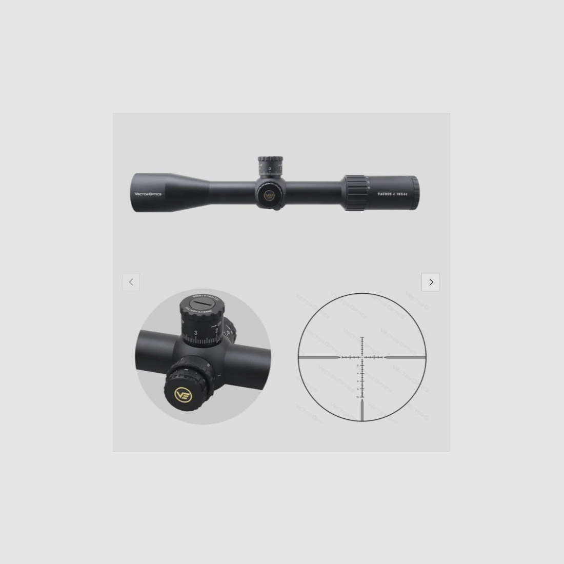 Vector Optics SCOL-45 Taurus Zielfernrohr 4-16x44SFP HD - Montage für 21mm Picatinny/Weaver