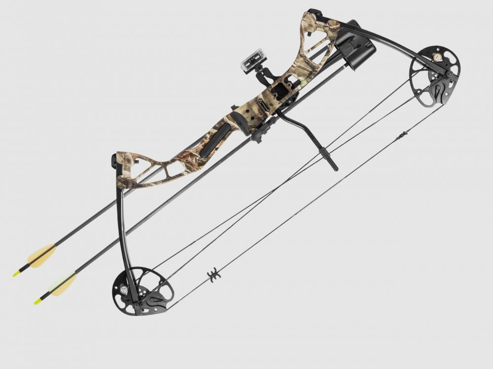 Łuk bloczkowy Rex Quad Camo 15-55 LBS 28"