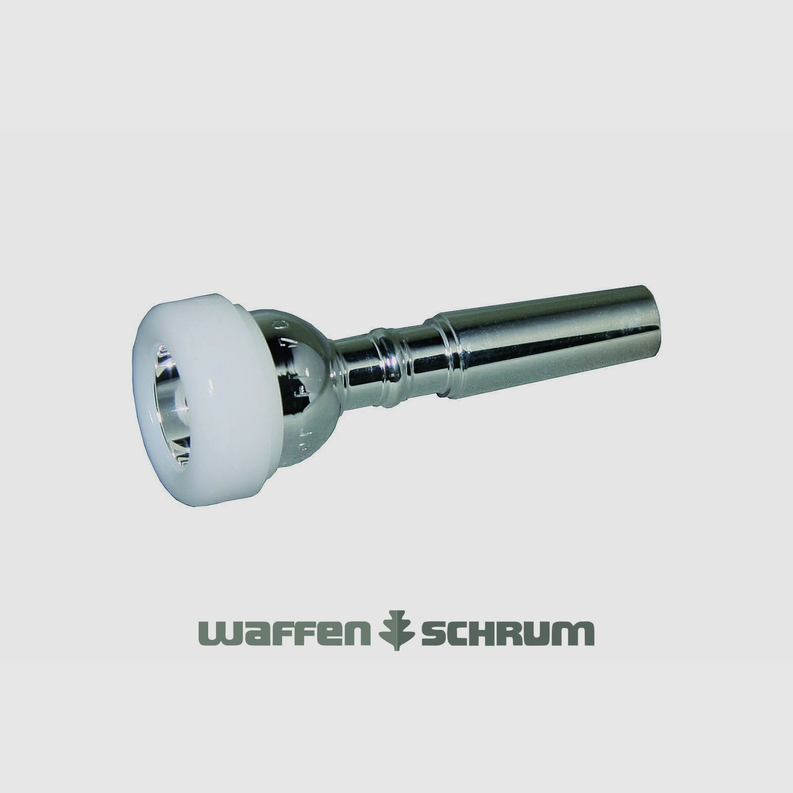 Embout Dotzauer pour Plesshorn avec bord en caoutchouc en laiton argenté