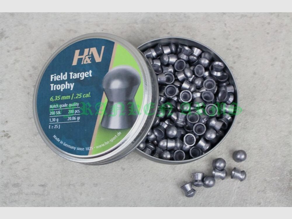 H&N Field Target Trophy 6.35mm 200 pieces bulk prices