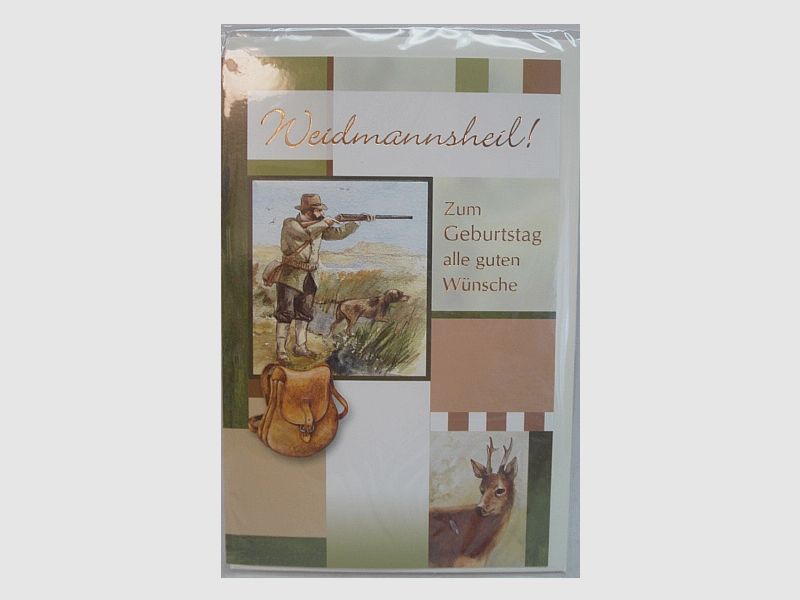 Geb. Kaart Jager/Hond/ - Bok