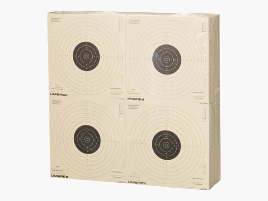 Target sheets for pistols 17x17cm 100 pcs.