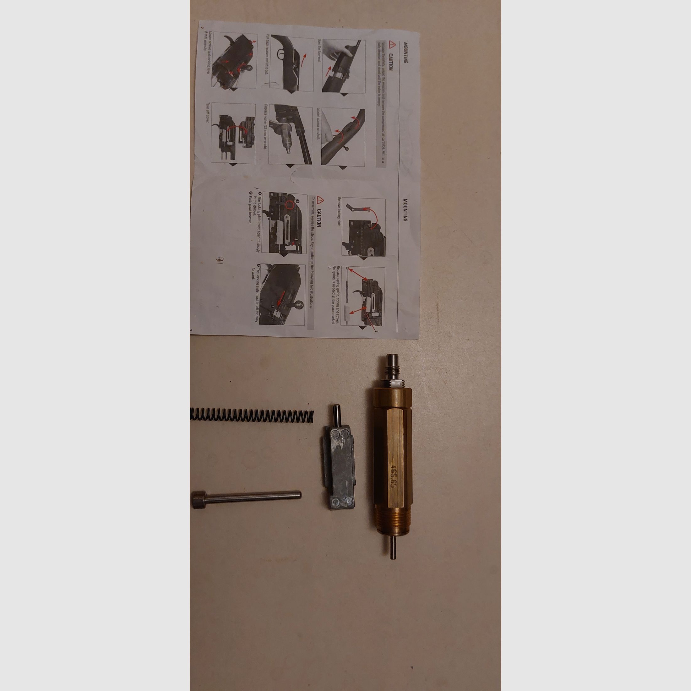 Export valve Walther Dominator 1250