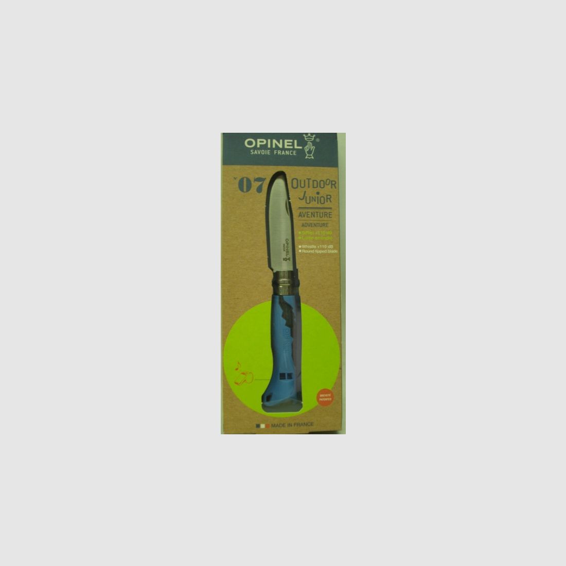 Kindermesser Nr. 7 - 7,5cm Klinge, rostfrei,blau