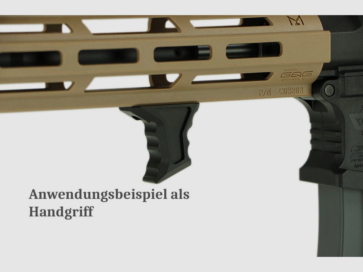 Mini Handschutz Griff/Handstop für M-LOK, schwarz