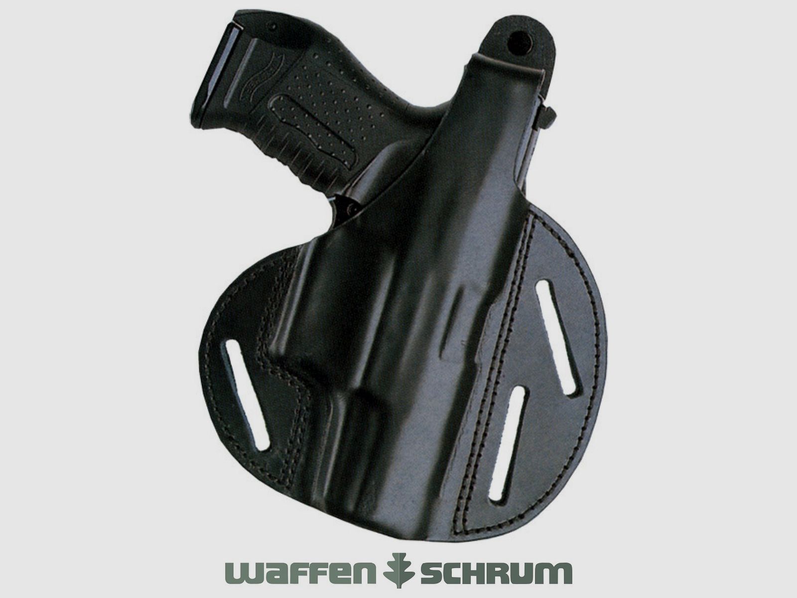 AKAH Gürtelholster Undercover Leder für Walther P99 - H&K SFP 9