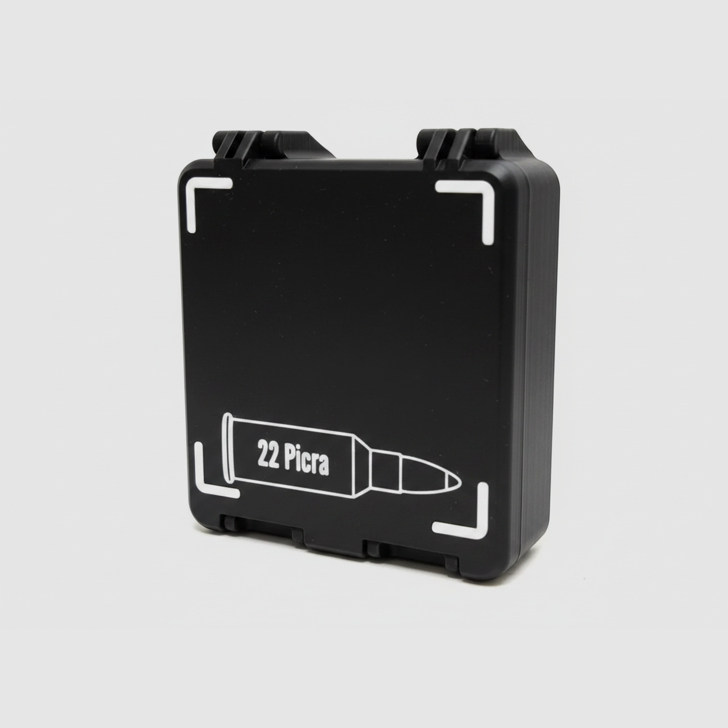 Filamelt Munitionsbox / 22 Picra / 'Klapp- / Rastdeckel' / Patronenbox, Ammo Box