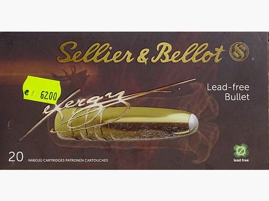 Sellier&Bellot .30-06Spring. XRG 180grs BLEIFREI - 20 Schuss
