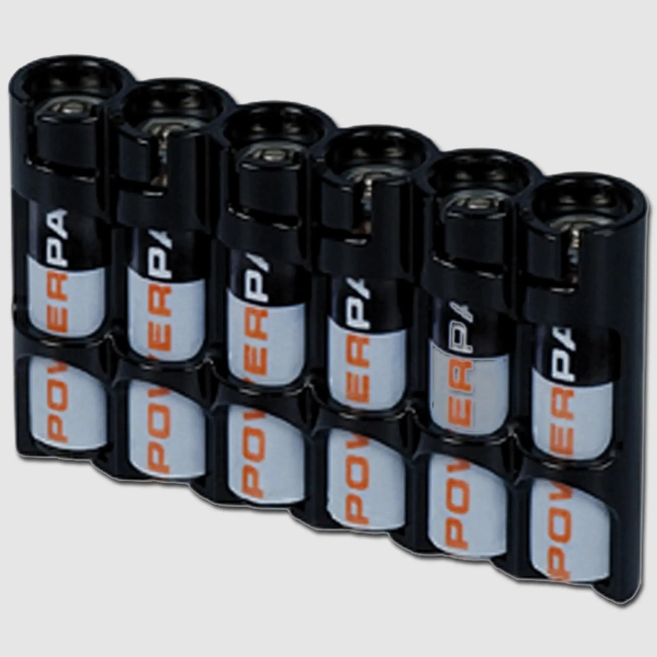 Storacell Storacell Batteriehalter Powerpax SlimLine 6 x AAA - Schwarz