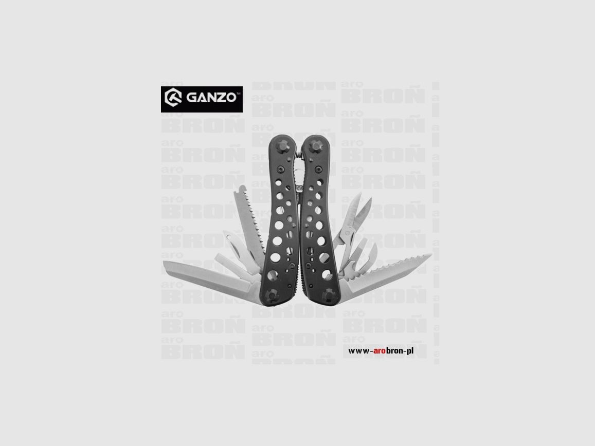 Couteau de poche multifonction GANZO G204 – 11 fonctions, image 1 sur 5