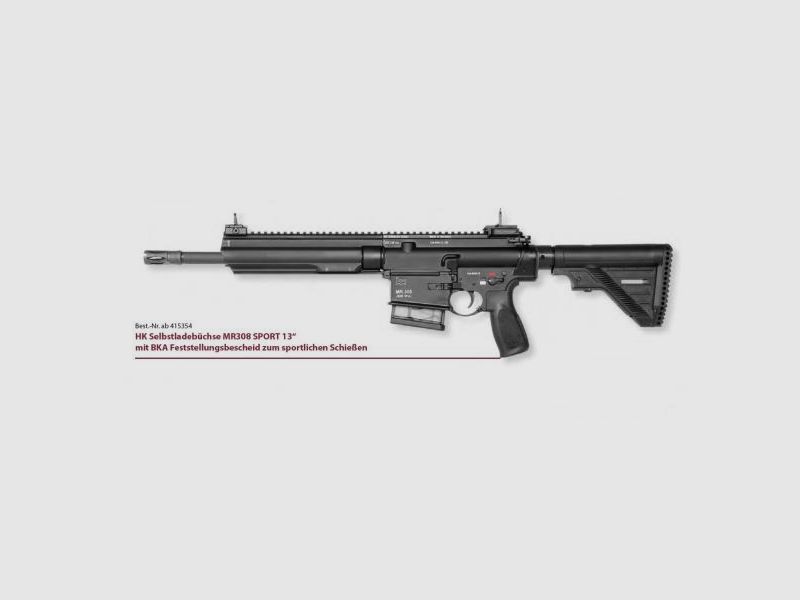HECKLER & KOCH semi-automatic rifle model MR308 A3 -13'' SPORT .308Win | BKA notice