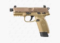 Pistolet semi-automatique à percussion annulaire FN HERSTAL 502 TACTICAL FDE calibre .22 LR